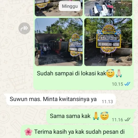 Pengiriman Papan Bunga Duka Panggarangan