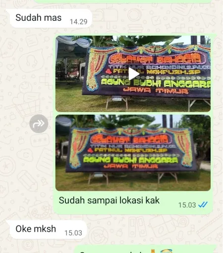 Pengiriman Papan Bunga Panggarangan
