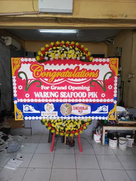 Papan Bunga Ucapan Selamat Panggarangan