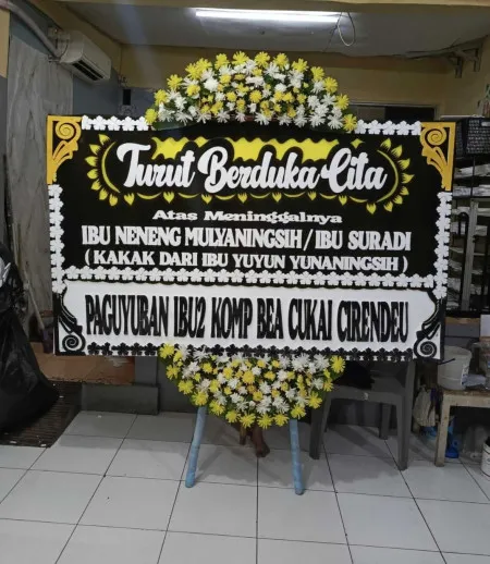 Papan Bunga Duka Panggarangan